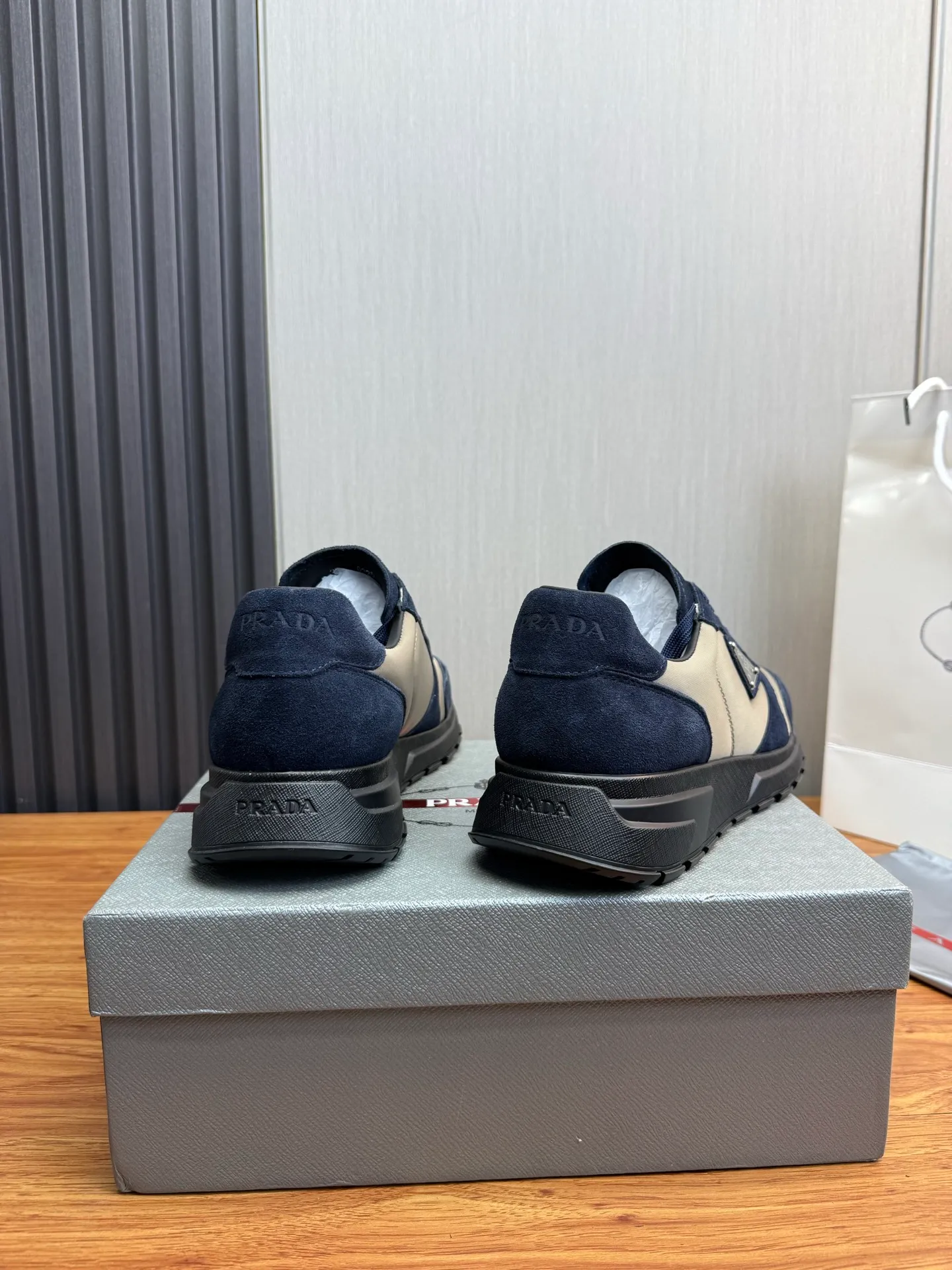 Men's shoes 560💰 [PRADA] Popular items in men's shoe counters, synchronized with the official website, 1 high-quality shipment ✔️Original cowhide + cowhide lining, 1🆚1 replica, original sole, 38-45 (45 customized, non-refundable)